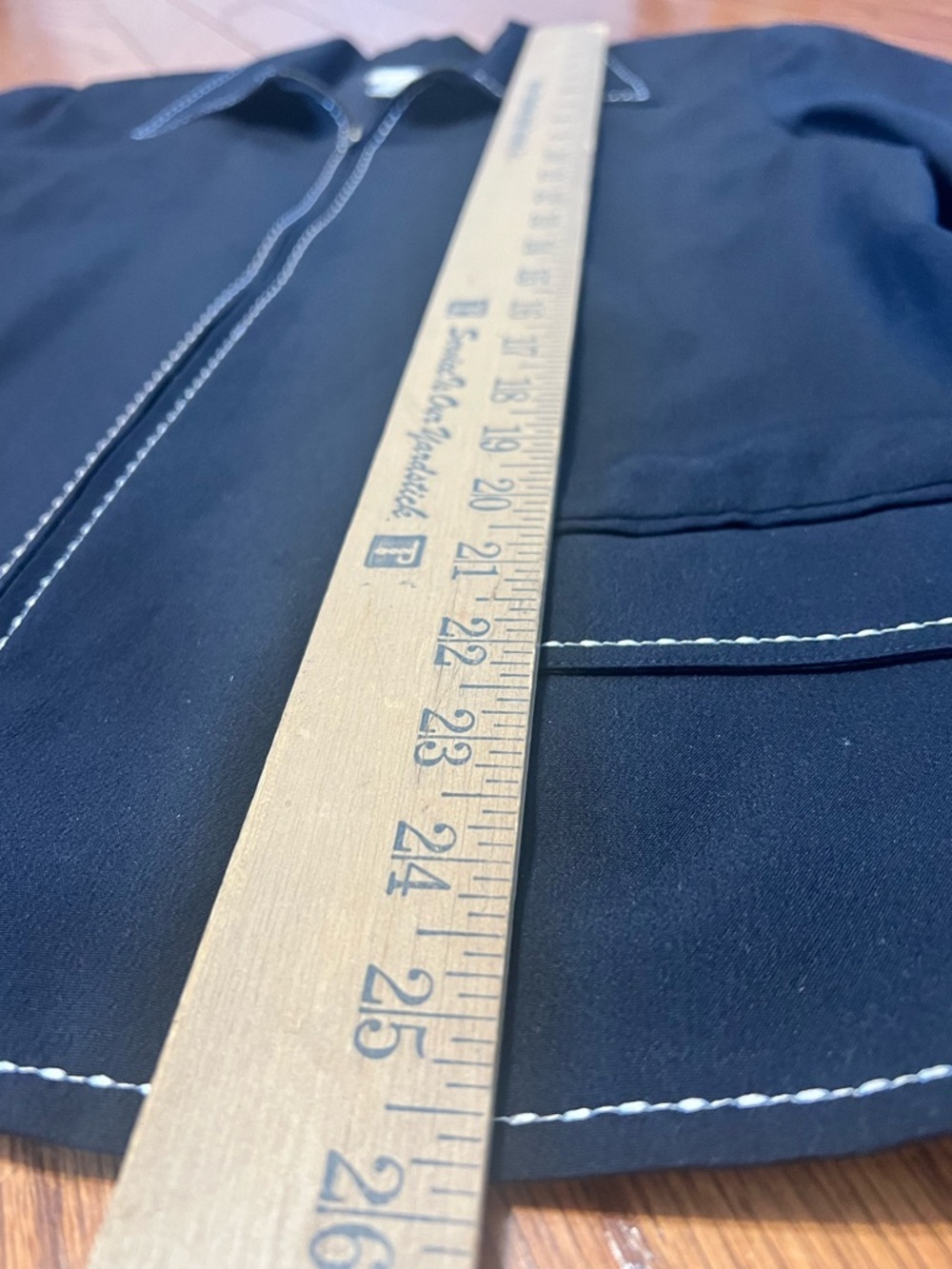Emma James Navy Full Zip Blazer Sz 10 - Picture 4 of 6